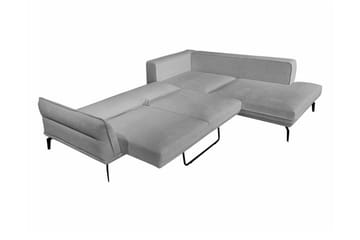 Graystone 4-sits Hörnbäddsoffa Dark grey - Møbler - Sofaer - Sofa med sjeselong - 4 seters sofa med divan