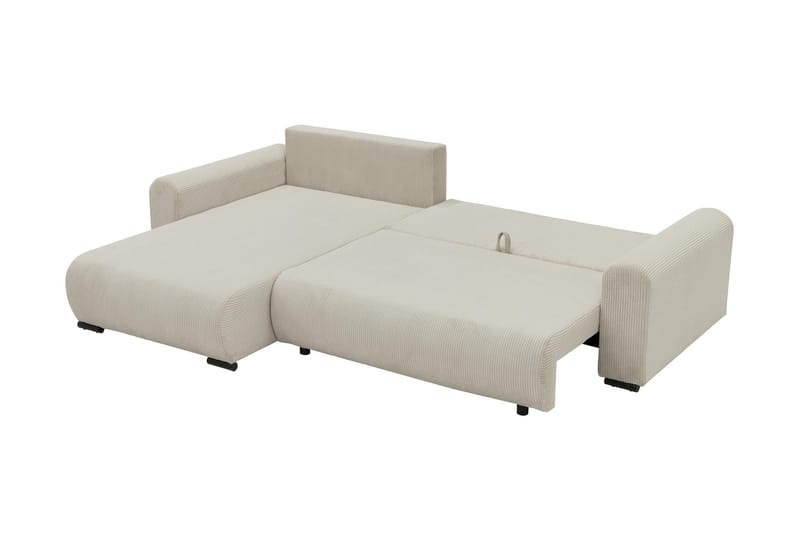Handda Sovesofa med Sjeselong 3-seter i Bouclé - Rosa - Møbler - Sofaer - Sovesofaer