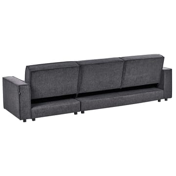 Hjørnesofa Romedal II - Grå, svart/ Venstrevendt - Møbler - Sofaer - Sovesofaer