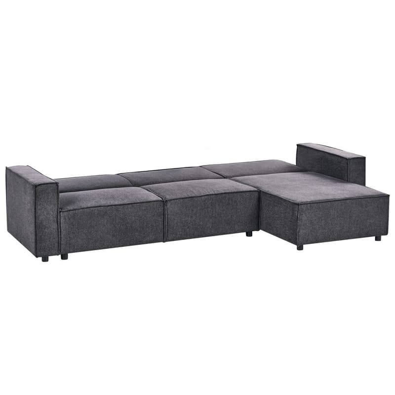 Hjørnesofa Romedal II - Grå, svart/ Venstrevendt - Møbler - Sofaer - Sovesofaer