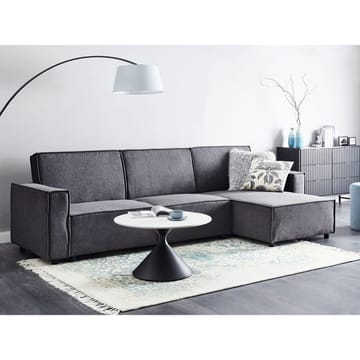 Hjørnesofa Romedal II - Grå, svart/ Venstrevendt - Møbler - Sofaer - Sovesofaer