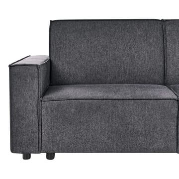 Hjørnesofa Romedal II - Grå, svart/ Venstrevendt - Møbler - Sofaer - Sovesofaer