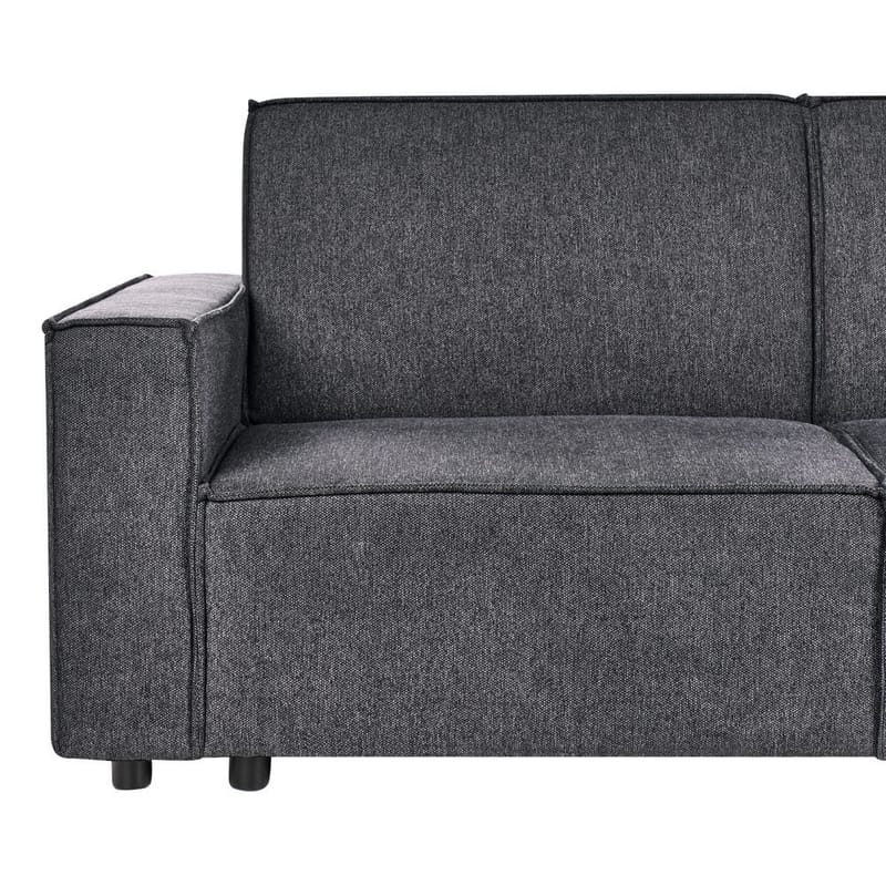 Hjørnesofa Romedal II - Grå, svart/ Venstrevendt - Møbler - Sofaer - Sovesofaer