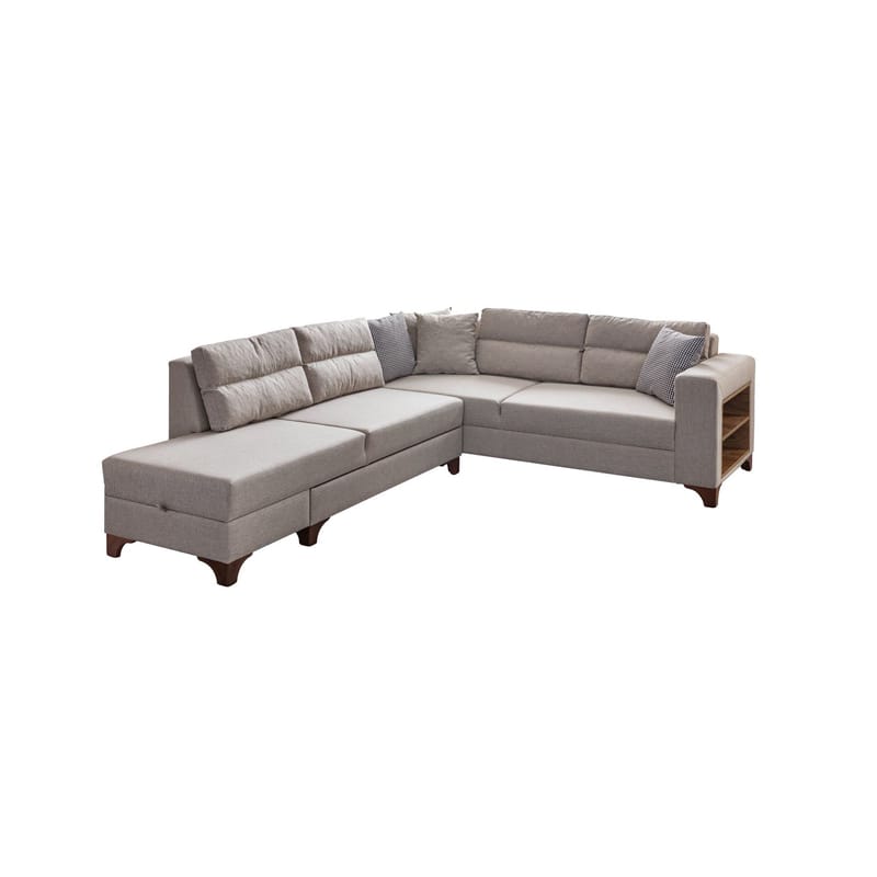Hjørnesovesofa Atelier Del Sofa T-Loft Høyre (230 x 90 x 150 cm) Krem - Krem - Møbler - Sofaer - Sovesofaer
