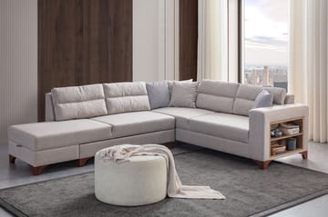 Hjørnesovesofa Atelier Del Sofa T-Loft Høyre (230 x 90 x 150 cm) Krem - Krem - Møbler - Sofaer - Sovesofaer