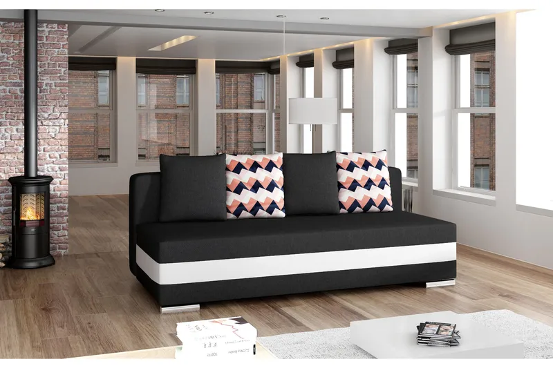 Karolez Sovesofa, Svart/Hvit