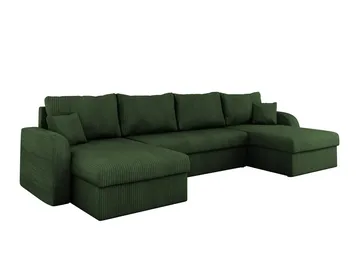 Kintore 4-sits Hörnbäddsoffa Black/Light grey - Møbler - Sofaer - Sovesofaer