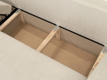 Kintore 4-sits Hörnbäddsoffa Grey/wood||Grey/Black - Møbler - Sofaer - Sovesofaer