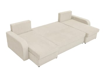 Kintore 4-sits Hörnbäddsoffa Grey/wood||Grey/Black - Møbler - Sofaer - Sovesofaer