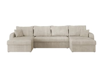 Kintore 4-sits Hörnbäddsoffa Grey/wood||Grey/Black - Møbler - Sofaer - Sovesofaer