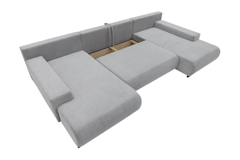 Krysen Sovesofa Dubbeldivan 4-sits - Grå - Møbler - Sofaer - Sovesofaer