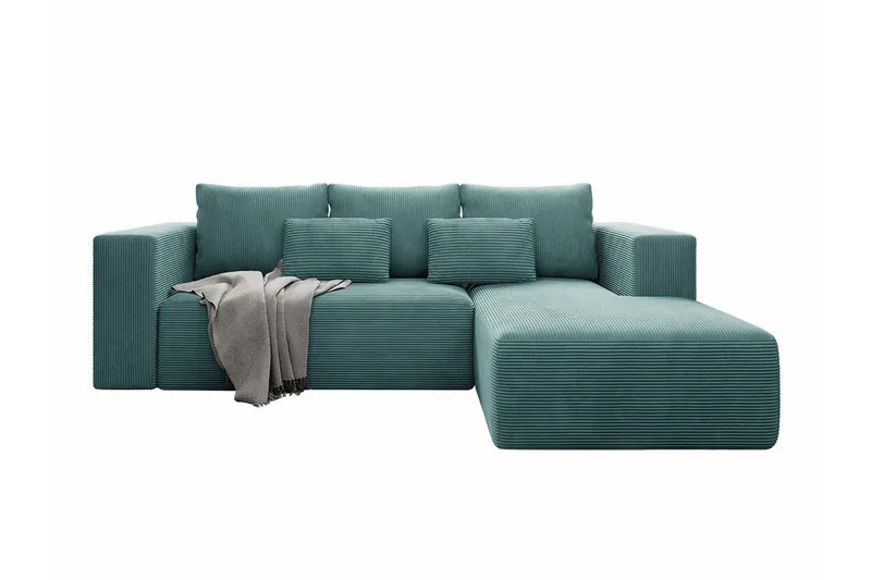 Listowel 3-sits Hörnbäddsoffa Turquoise