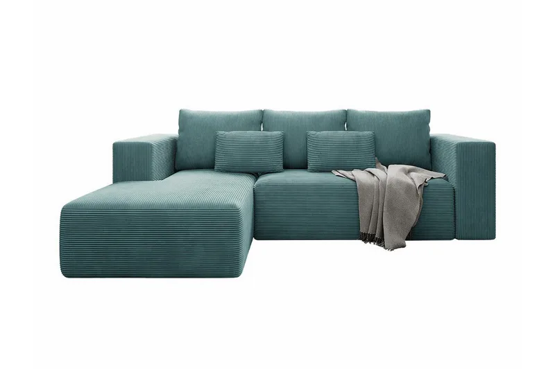 Listowel 3-sits Hörnbäddsoffa Turquoise