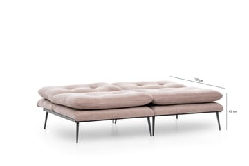 Mezonzo 3-seter Sovesofa - Brun - Møbler - Sofaer - Sovesofaer