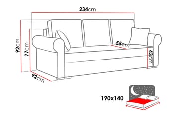 Olimpia Sofa - Møbler - Sofaer - Sovesofaer