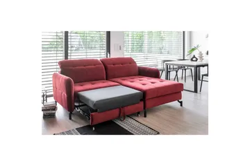 Seksjon Eltap Lorelle 225x160x105 cm - Monolith 97, Mørk Grå, Høyre - Møbler - Sofaer - Sovesofaer