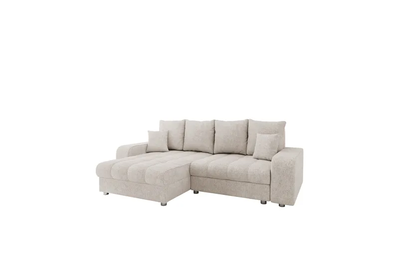 Smolmark Sovesofa med Sjeselong 3-seter, Beige
