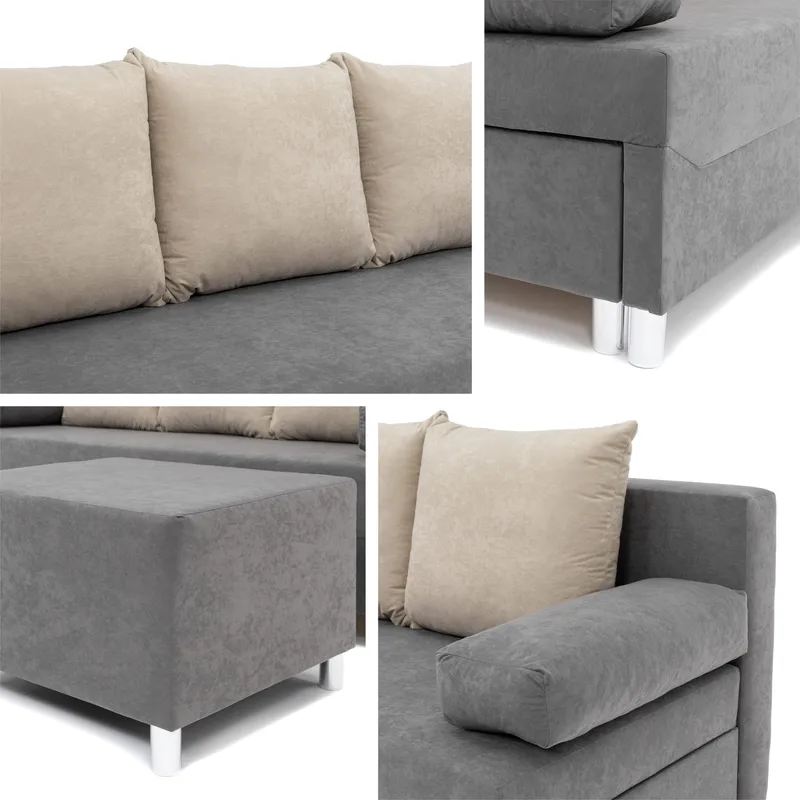 sofa + puff Dover Poso 03 - Møbler - Sofaer - Sovesofaer