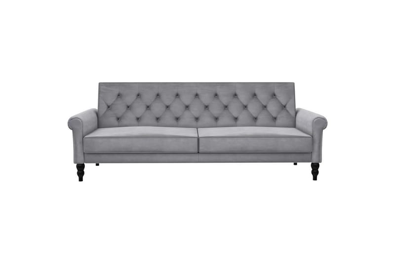 Sovesofa uten divan og sjeselong Loft24 Tyne sovesofa 3-seter Grå