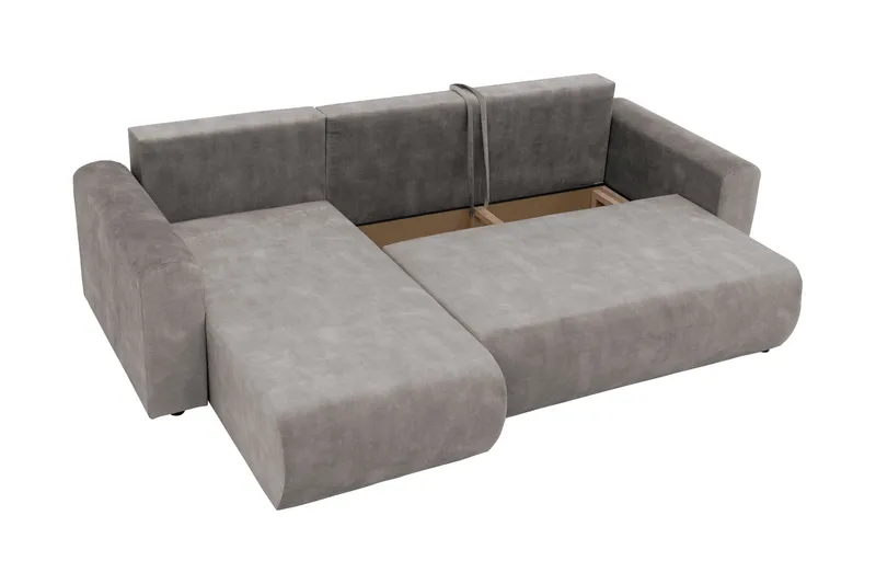 Tacon Sovesofa Med 3-Seters Divan - Svart - Møbler - Sofaer - Sovesofaer
