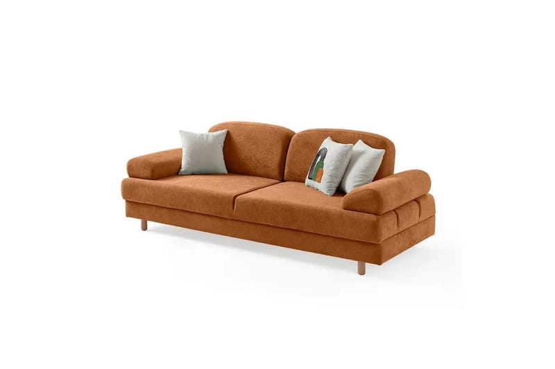 Torrelis Sovesofa 3-seter - Terrakotta - Møbler - Sofaer - Sovesofaer