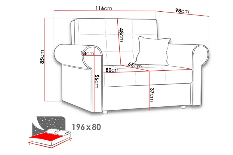 Viva Sofa - Møbler - Sofaer - Sovesofaer