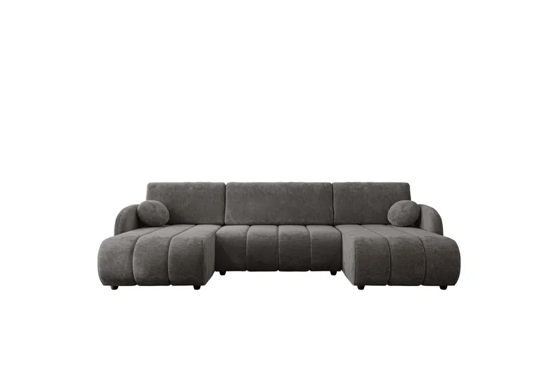 Zarania Sovesofa Dobbel Divan 3-Seter, Grå
