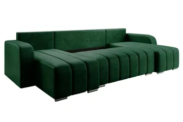 Zulueta 8-seters Sovesofa Høyre - Brun - Møbler - Sofaer - Sovesofaer