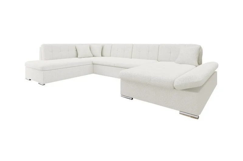 Zumar 5-sits Hörnbäddsoffa White
