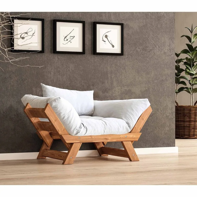 Zylar 2-seters Sovesofa, Hvit