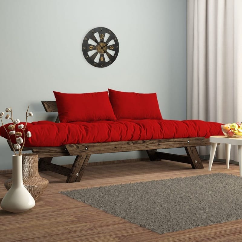 Zylar 2-seters Sovesofa - Rød - Møbler - Sofaer - Sovesofaer - 2 seters sovesofa