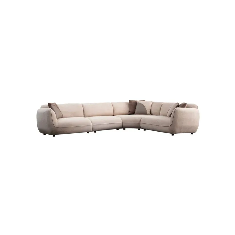Talrosen 6-seters Hjørnesofa, Hvit
