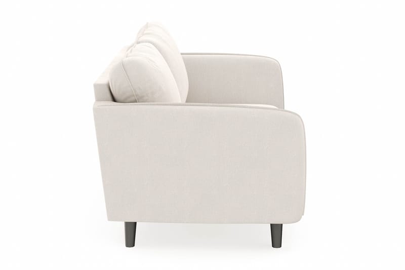 Trend Lyx 3-seters Fløyelssofa - Kremhvit - Møbler - Sofaer - Fløyel sofaer