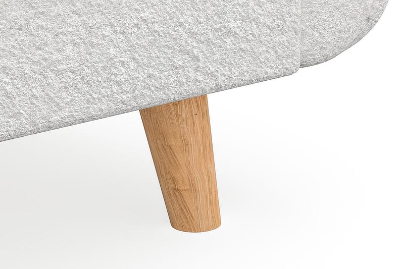Trend Lyx 3-seters Sofa i Bouclé - Hvit - Møbler - Sofaer - Sofa 3 seter