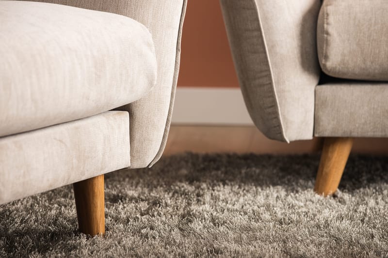 Trend Lyx 3-seters Stoffsofa - Beige - Møbler - Sofaer - Sofa 3 seter
