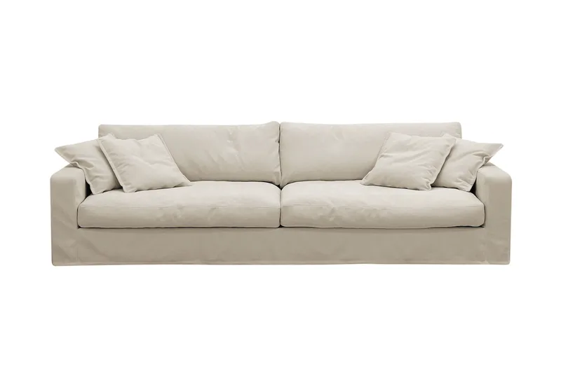 Valencia Ekstra dyp 4-seters sofa - Beige - Møbler - Sofaer - 4 seter sofa