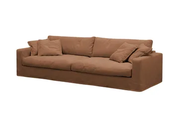 Valencia Ekstra dyp 4-seters sofa - Rustrødbrun - Møbler - Sofaer - 4 seter sofa