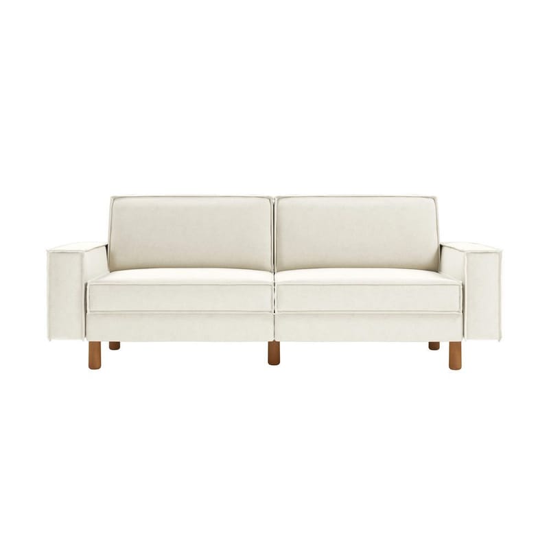 Vilsa 3-seters sofa - Elfenben - Møbler - Sofaer - Fløyel sofaer