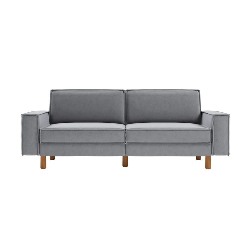 Vilsa 3-seters sofa - Mørkegrå - Møbler - Sofaer - Fløyel sofaer