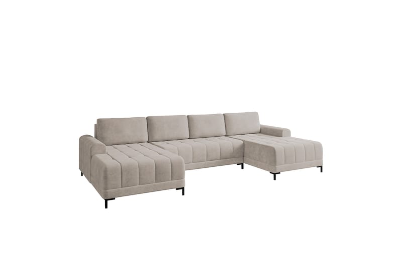 Vilshult Sofa Dobbel sjeselong 4-seter, Beige