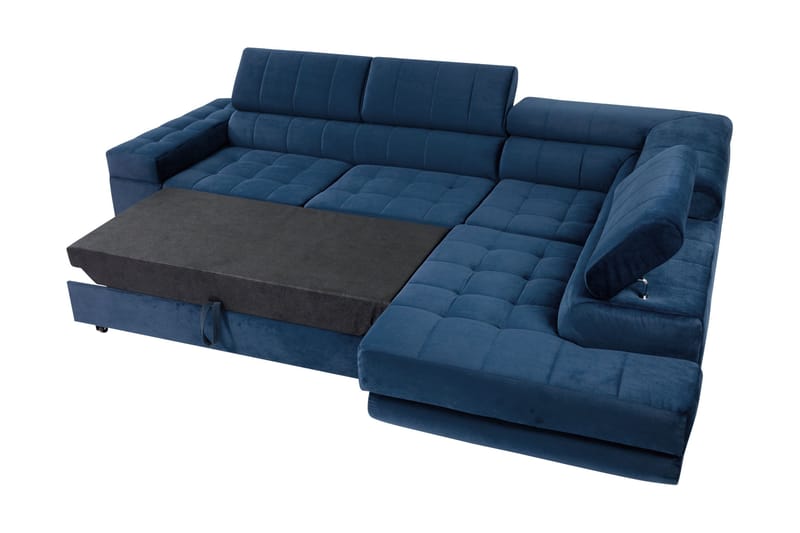 Warwick Sovesofa med Schäslong 3-seter - Grå - Møbler - Sofaer - Sovesofaer