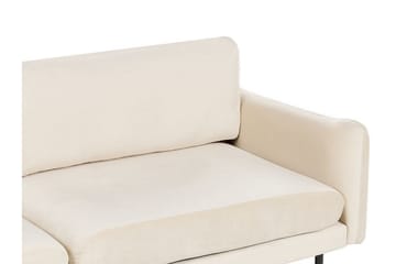 Woodal Sofa 3-seter - Beige/Svart - Møbler - Sofaer - Fløyel sofaer