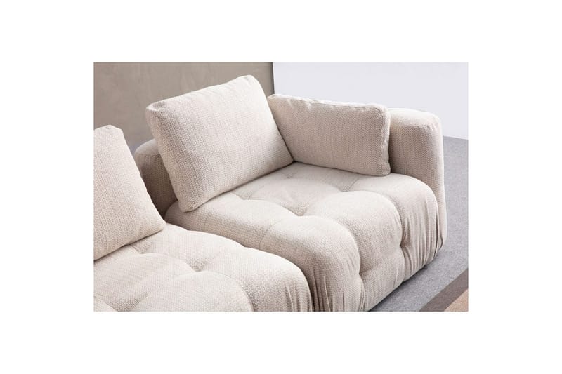 Yvara Sofa 3-sits - Beige - Møbler - Sofaer - Modulsofaer - Komplett modulsofa