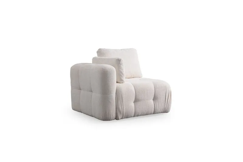 Yvara Sofa 3-sits - Hvit - Møbler - Sofaer - Modulsofaer - Komplett modulsofa