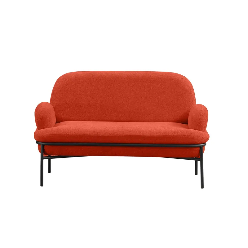 Zyricus 2-seters sofa Teddy, Teglrød
