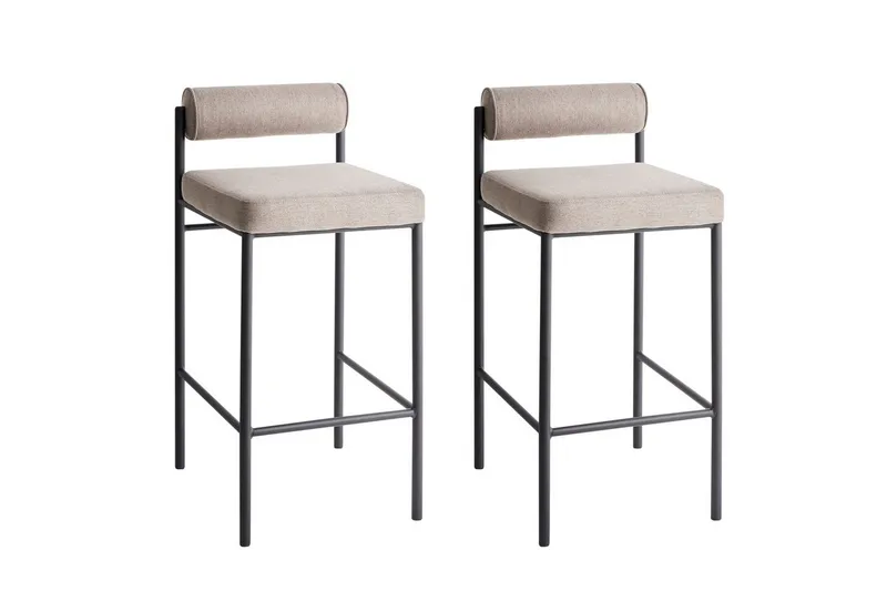 Barstol Beige, Svart