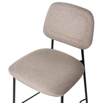 Barstol Duette 2-pakning - Beige, svart - Møbler - Stoler & lenestoler - Barstoler