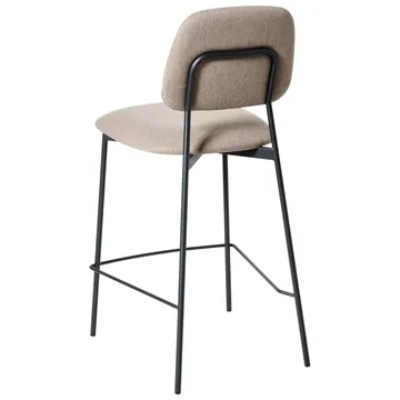 Barstol Duette 2-pakning - Beige, svart - Møbler - Stoler & lenestoler - Barstoler
