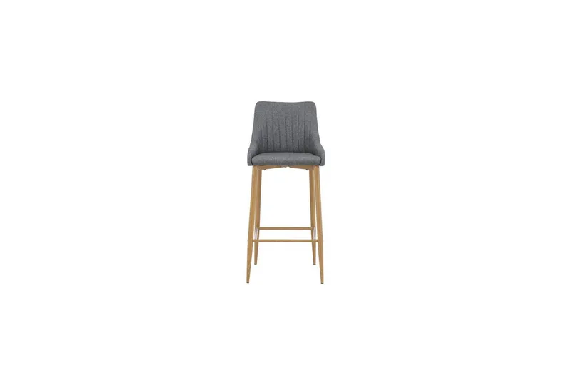 Barstol Plaza 2-pack Natur/Mørkgrå