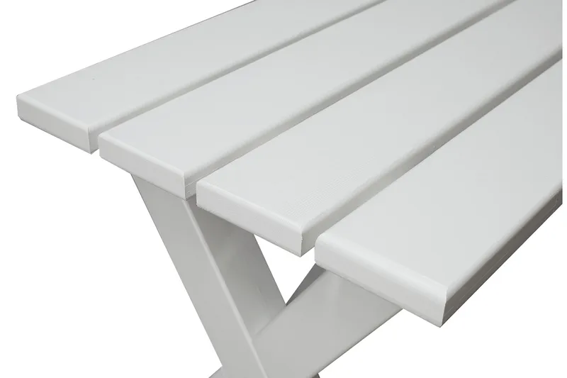 Scottsdale Sittebenk 140 cm Hvit - KWA - Møbler - Stoler & lenestoler - Benk - Entrebenk